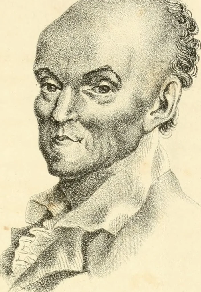 An illustration from Phrenology, in connection with the study of physiognomy, 1833, leaf 364
