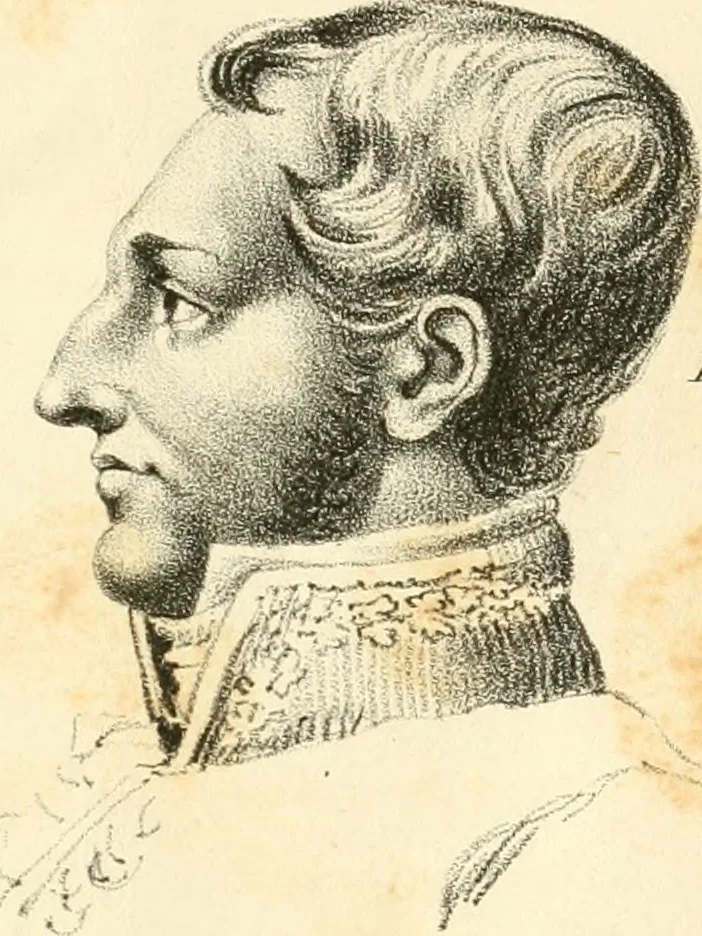 An illustration from Phrenology, in connection with the study of physiognomy, 1833, leaf 368