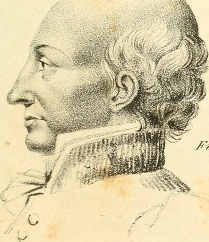 An illustration from Phrenology, in connection with the study of physiognomy, 1833, leaf 368