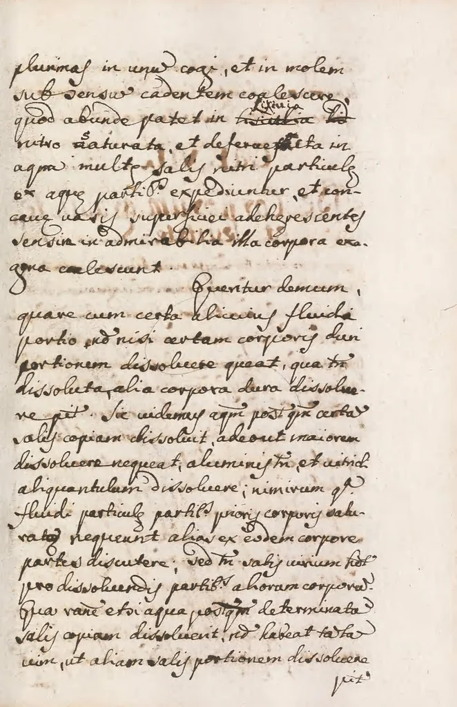 An illustration from Physica seu na[tura]lis philosophia, 1675, leaf 247
