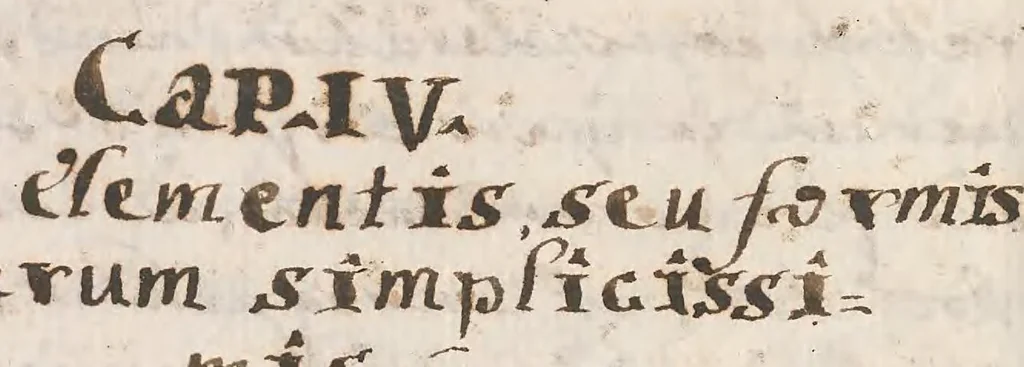 An illustration from Physica seu na[tura]lis philosophia, 1675, leaf 96