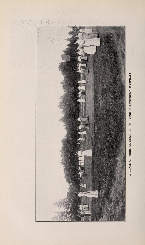 An illustration from Physical education complete for schools and playgrounds, 1915, leaf 159