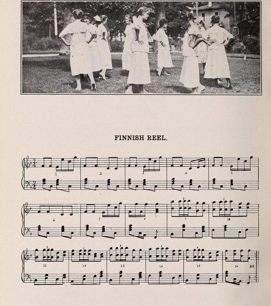 An illustration from Physical education complete for schools and playgrounds, 1915, leaf 191