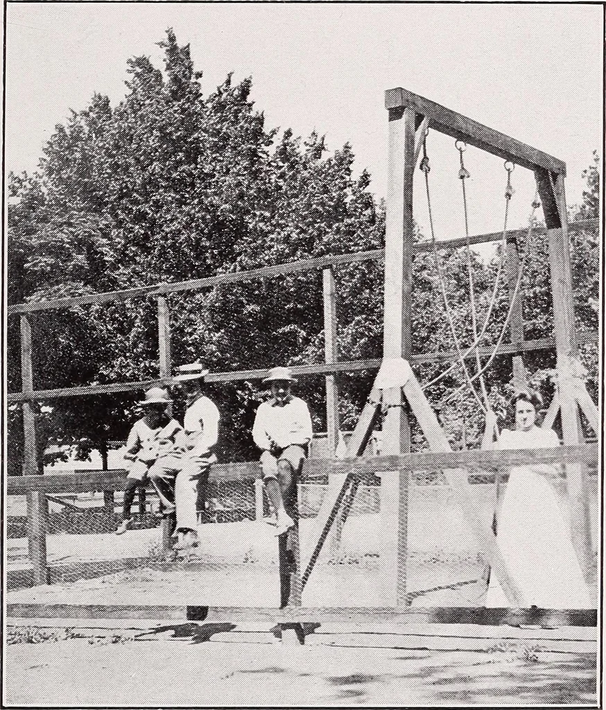 An illustration from Physical education complete for schools and playgrounds, 1915, leaf 22