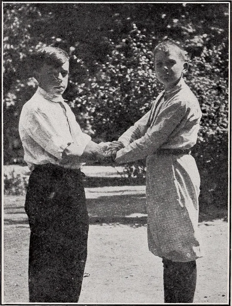 An illustration from Physical education complete for schools and playgrounds, 1915, leaf 245