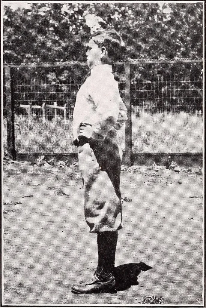An illustration from Physical education complete for schools and playgrounds, 1915, leaf 38