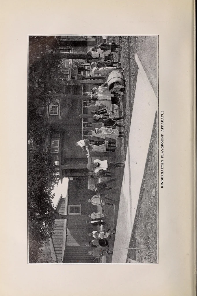 An illustration from Physical education complete for schools and playgrounds, 1915, leaf 9