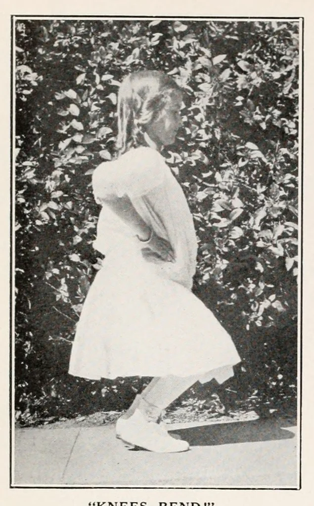 An illustration from Physical education complete for schools and playgrounds, 1915, leaf 44