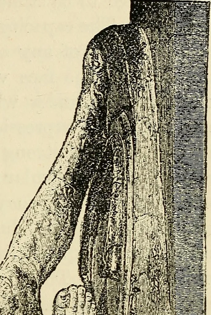An illustration from Physical expression : its modes and principles, 1885, leaf 172