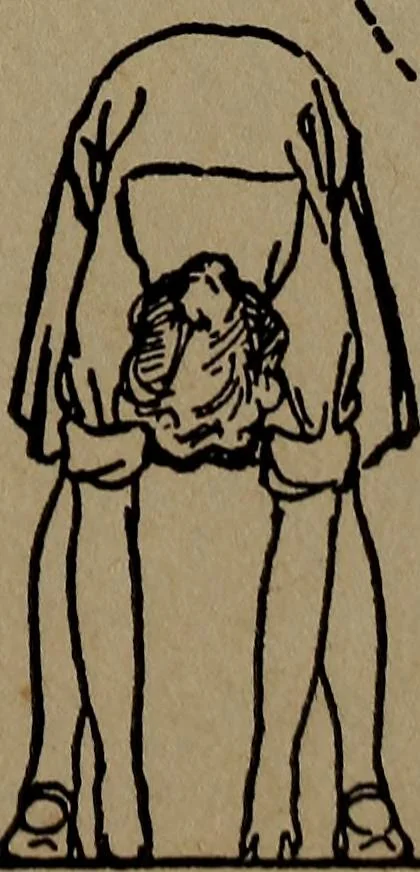 An illustration from Physical health and recreation for girls; a handbook for girls and volunteer leaders, 1920, leaf 22