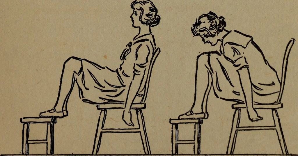 An illustration from Physical health and recreation for girls; a handbook for girls and volunteer leaders, 1920, leaf 26