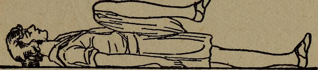 An illustration from Physical health and recreation for girls; a handbook for girls and volunteer leaders, 1920, leaf 28