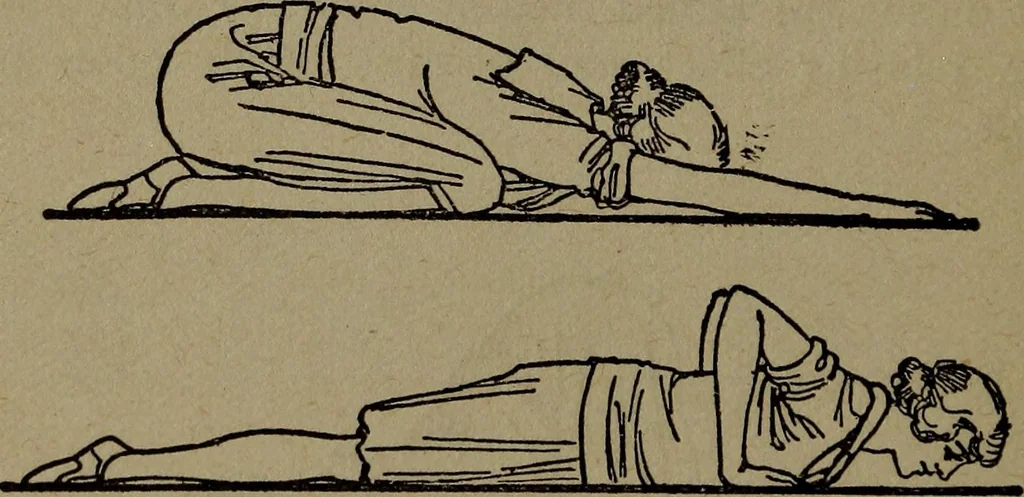 An illustration from Physical health and recreation for girls; a handbook for girls and volunteer leaders, 1920, leaf 31