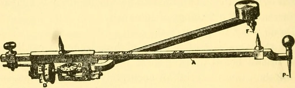 An illustration from Physical laboratory experiments : mechanics, optics and heat, 1917, leaf 15