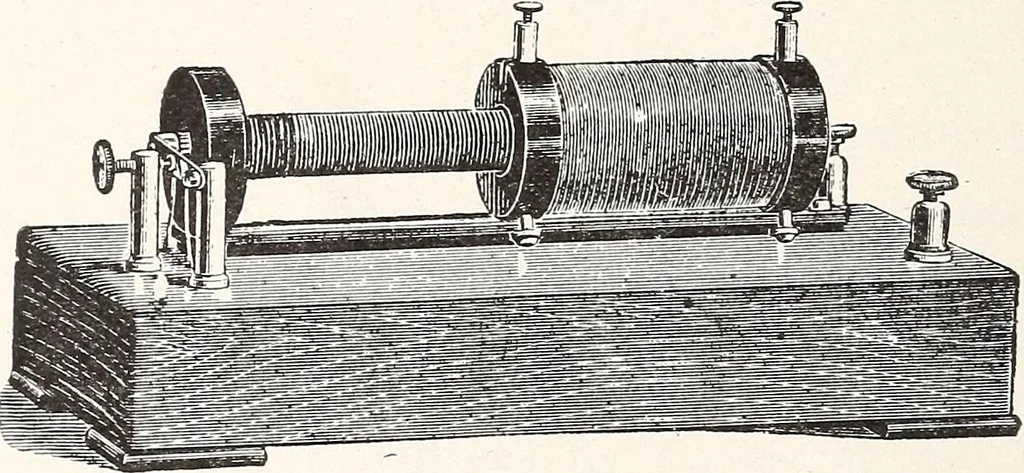 An illustration from Physical laboratory manual and note-book, 1898, leaf 127