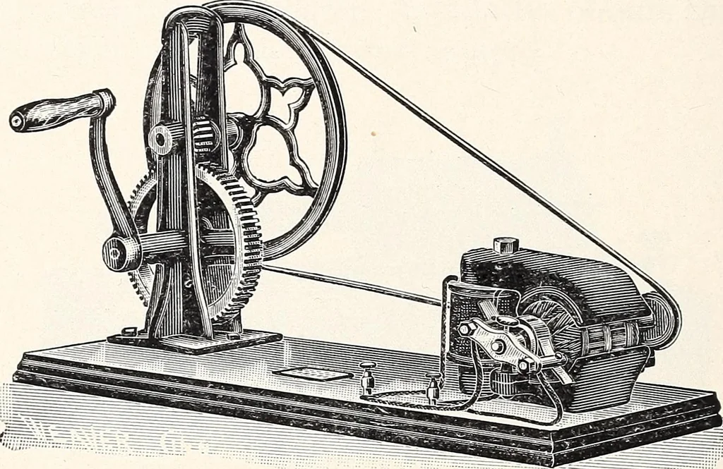 An illustration from Physical laboratory manual and note-book, 1898, leaf 129