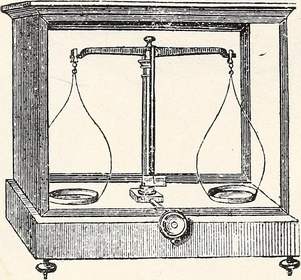 An illustration from Physical laboratory manual and note-book, 1898, leaf 21