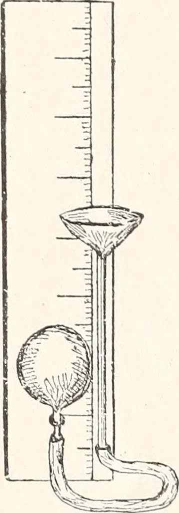 An illustration from Physical laboratory manual and note-book, 1898, leaf 63
