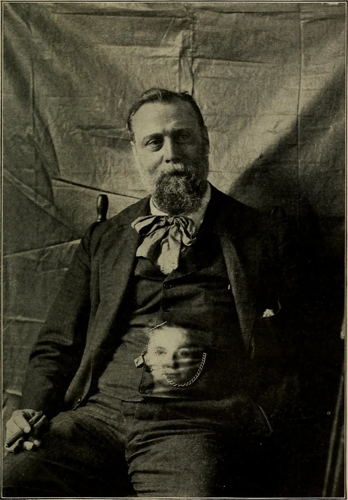 An illustration from The physical phenomena of spiritualism, fraudulent and genuine : being a brief account of the most important historical phenomena, a criticism of their evidential value, and a complete exposition of the methods employed in fraudulently reproducing the same, 1907, leaf 242