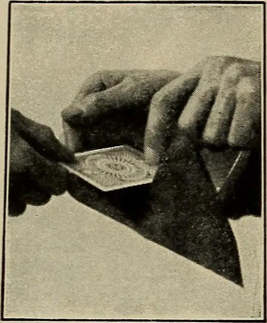 An illustration from The physical phenomena of spiritualism, fraudulent and genuine : being a brief account of the most important historical phenomena, a criticism of their evidential value, and a complete exposition of the methods employed in fraudulently reproducing the same, 1907, leaf 322