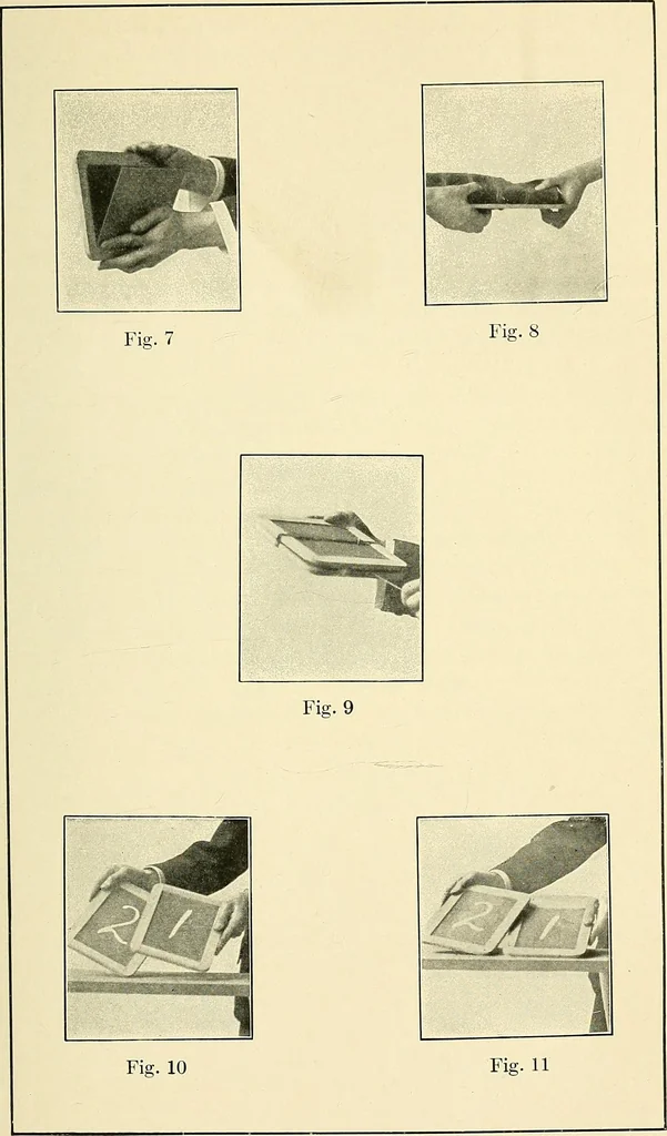 An illustration from The physical phenomena of spiritualism, fraudulent and genuine : being a brief account of the most important historical phenomena, a criticism of their evidential value, and a complete exposition of the methods employed in fraudulently reproducing the same, 1907, leaf 128