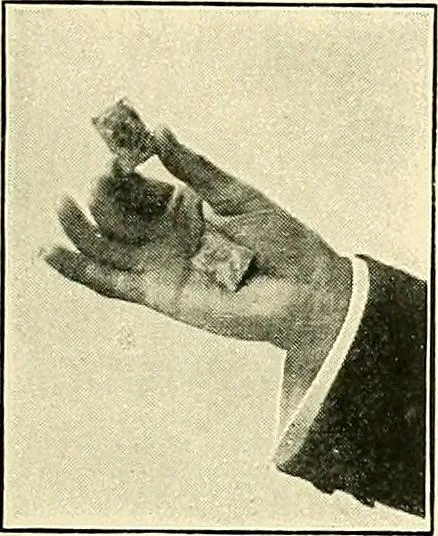 An illustration from The physical phenomena of spiritualism, fraudulent and genuine : being a brief account of the most important historical phenomena, a criticism of their evidential value, and a complete exposition of the methods employed in fraudulently reproducing the same, 1907, leaf 324