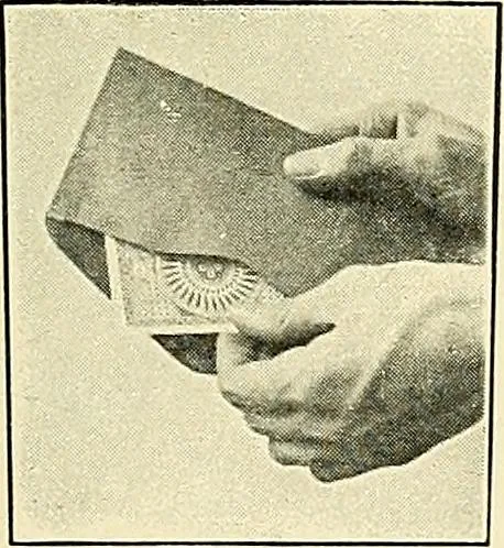 An illustration from The physical phenomena of spiritualism, fraudulent and genuine : being a brief account of the most important historical phenomena, a criticism of their evidential value, and a complete exposition of the methods employed in fraudulently reproducing the same, 1907, leaf 324