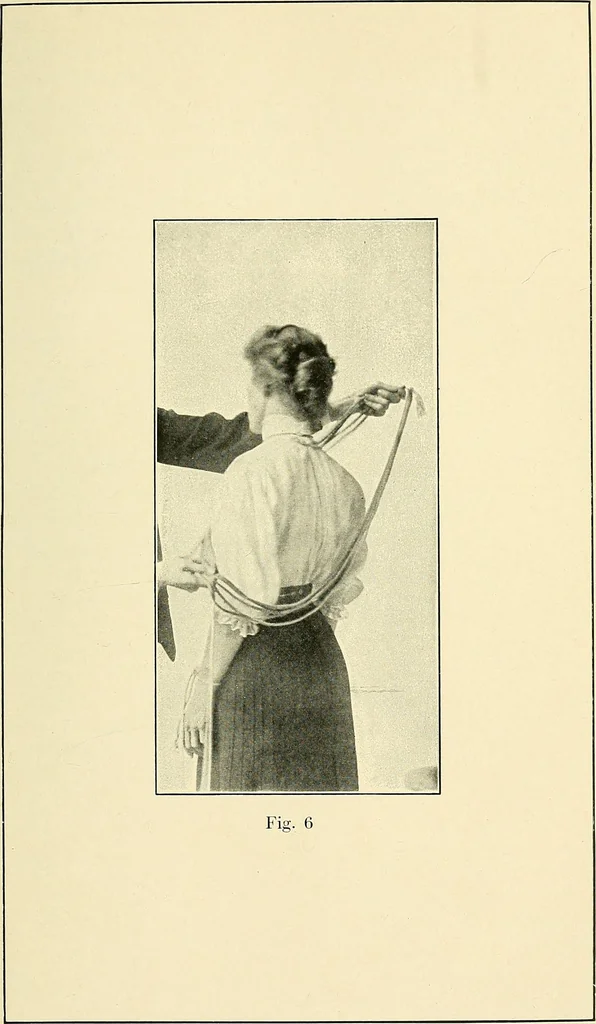 An illustration from The physical phenomena of spiritualism, fraudulent and genuine : being a brief account of the most important historical phenomena, a criticism of their evidential value, and a complete exposition of the methods employed in fraudulently reproducing the same, 1907, leaf 68