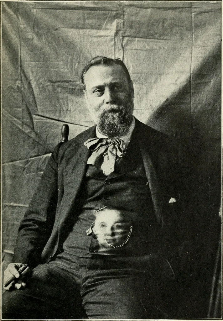 An illustration from The physical phenomena of spiritualism, fraudulent and genuine; being a brief account of the most important historical phenomena; a criticism of their evidential value, and a complete exposition of the methods employed in fraudulently reproducing the same, 1908, leaf 244