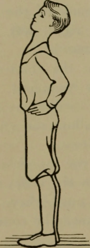An illustration from Physical training for the elementary schools, gymnastics, games, and rhythmic plays, 1917, leaf 137