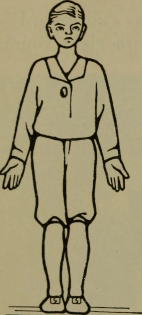 An illustration from Physical training for the elementary schools, gymnastics, games, and rhythmic plays, 1917, leaf 141