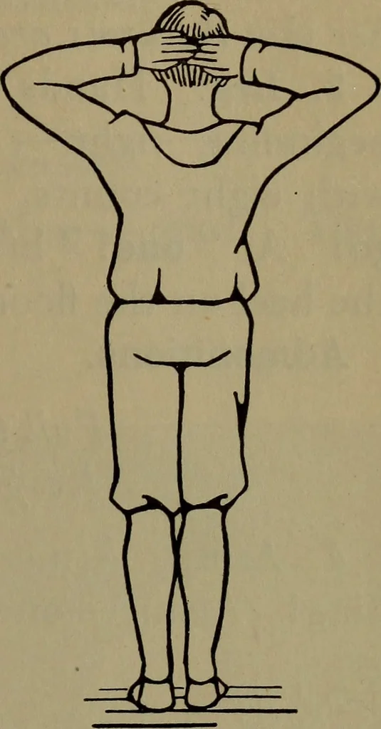 An illustration from Physical training for the elementary schools, gymnastics, games, and rhythmic plays, 1917, leaf 144