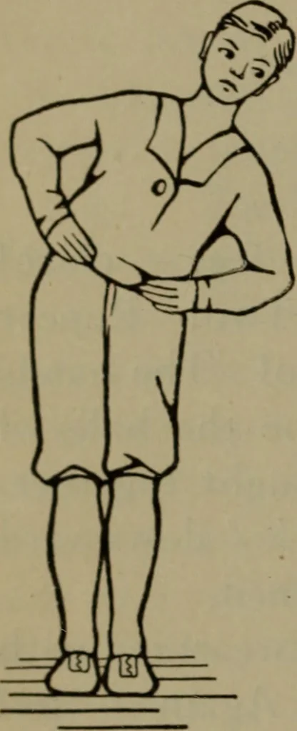 An illustration from Physical training for the elementary schools, gymnastics, games, and rhythmic plays, 1917, leaf 151