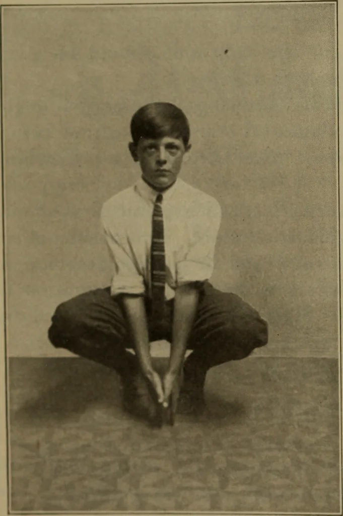 An illustration from Physical training for the elementary schools, gymnastics, games, and rhythmic plays, 1917, leaf 183