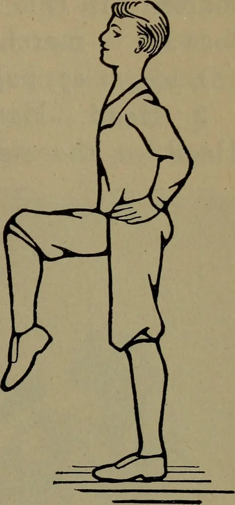 An illustration from Physical training for the elementary schools, gymnastics, games, and rhythmic plays, 1917, leaf 188