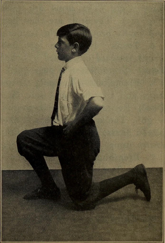 An illustration from Physical training for the elementary schools, gymnastics, games, and rhythmic plays, 1917, leaf 246