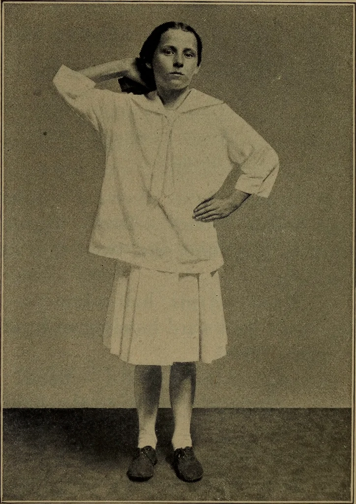 An illustration from Physical training for the elementary schools, gymnastics, games, and rhythmic plays, 1917, leaf 288