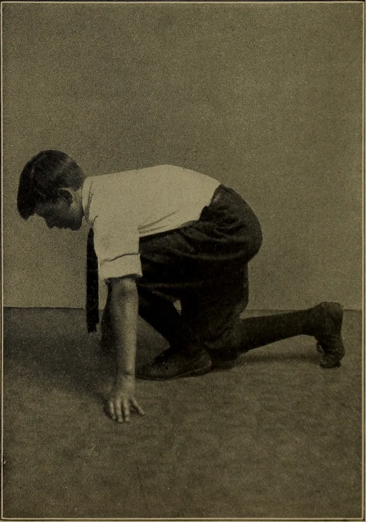An illustration from Physical training for the elementary schools, gymnastics, games, and rhythmic plays, 1917, leaf 322
