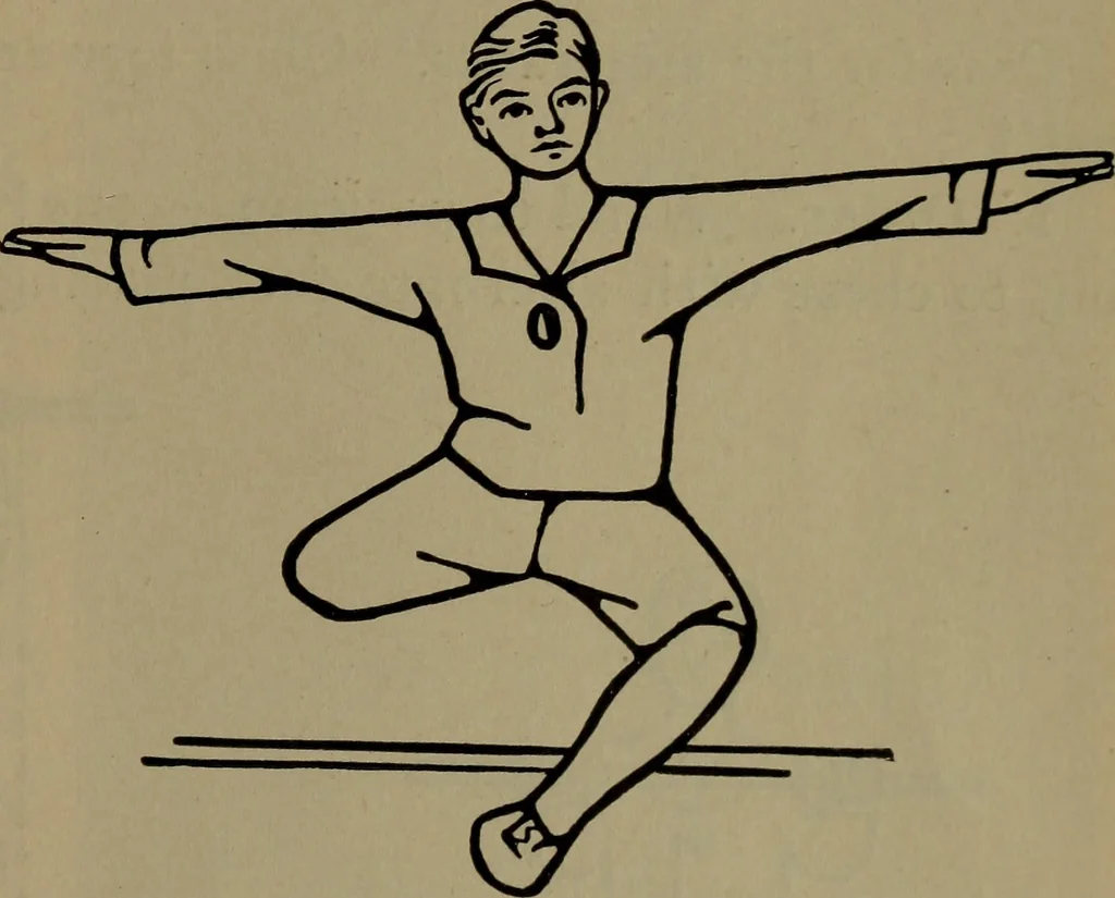 An illustration from Physical training for the elementary schools, gymnastics, games, and rhythmic plays, 1917, leaf 334