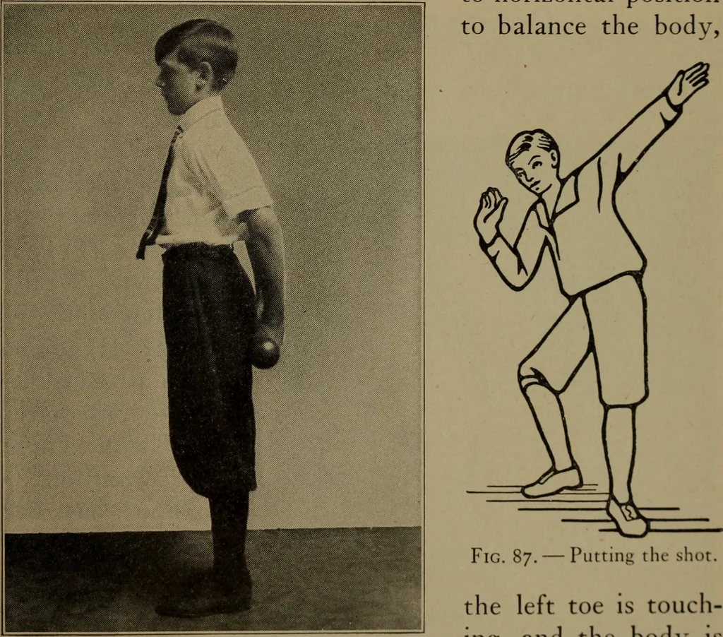 An illustration from Physical training for the elementary schools, gymnastics, games, and rhythmic plays, 1917, leaf 388