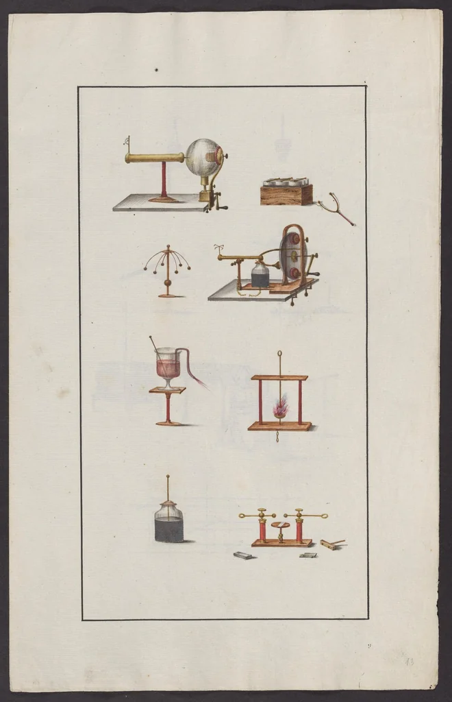 An illustration from [Physics -- experimental equipment], 1770, leaf 10