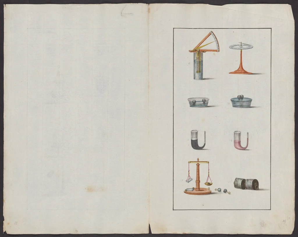 An illustration from [Physics -- experimental equipment], 1770, leaf 14