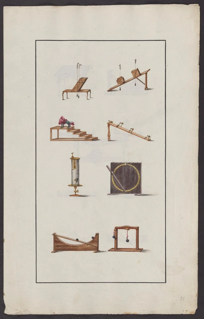 An illustration from [Physics -- experimental equipment], 1770, leaf 16