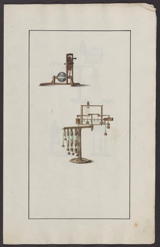 An illustration from [Physics -- experimental equipment], 1770, leaf 4
