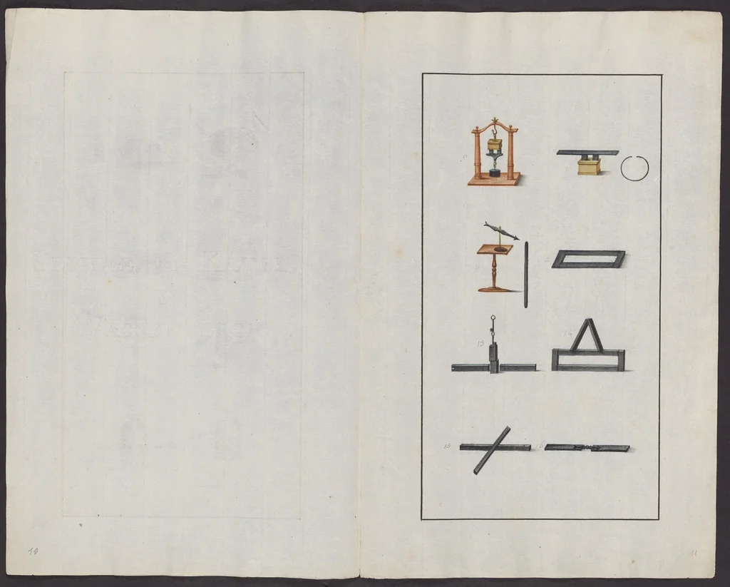 An illustration from [Physics -- experimental equipment], 1770, leaf 8