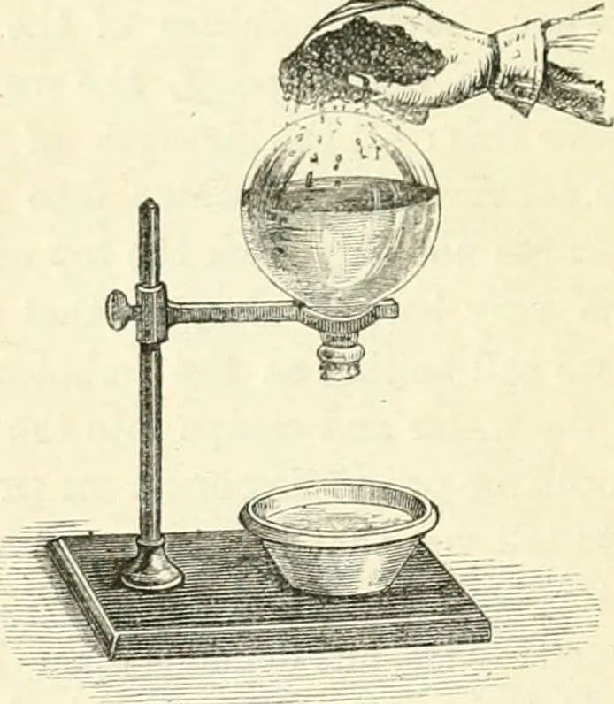 An illustration from Physics, 1884, leaf 95
