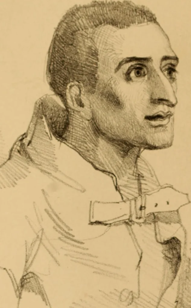 An illustration from The physiognomy of mental diseases, 1838, leaf 127