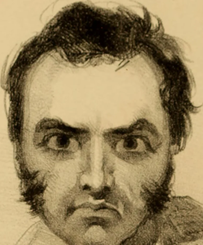 An illustration from The physiognomy of mental diseases, 1838, leaf 17