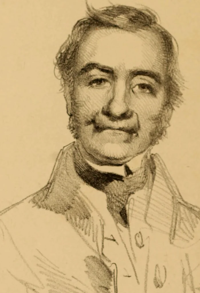 An illustration from The physiognomy of mental diseases, 1838, leaf 205