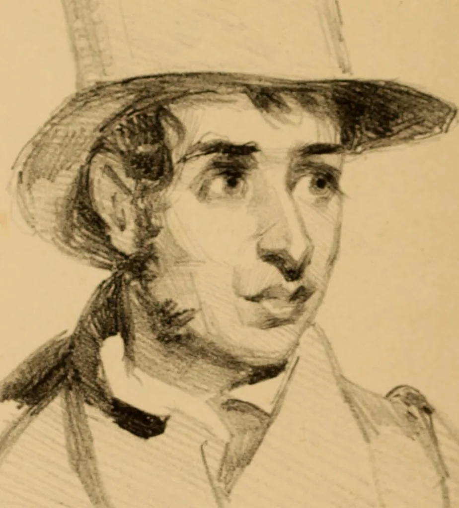 An illustration from The physiognomy of mental diseases, 1838, leaf 237